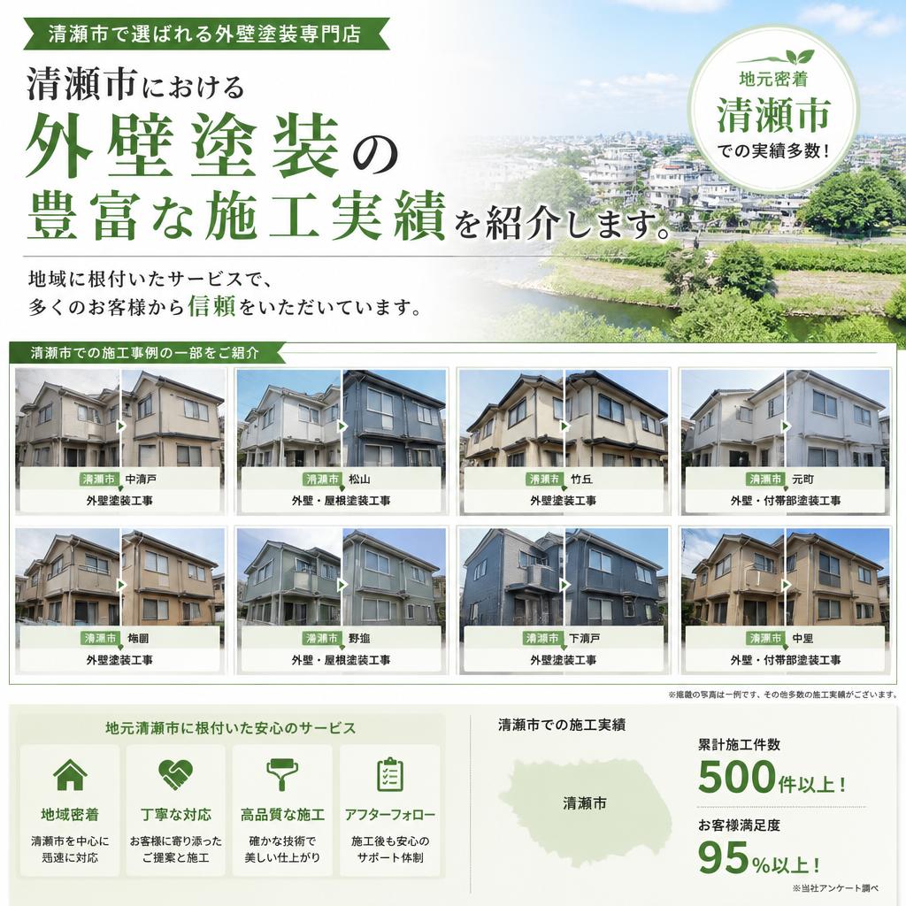 清瀬市での施工実績