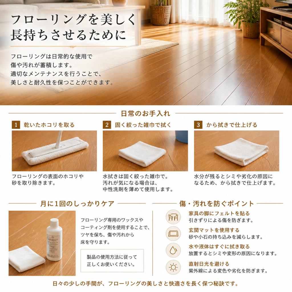 フローリングメンテナンス