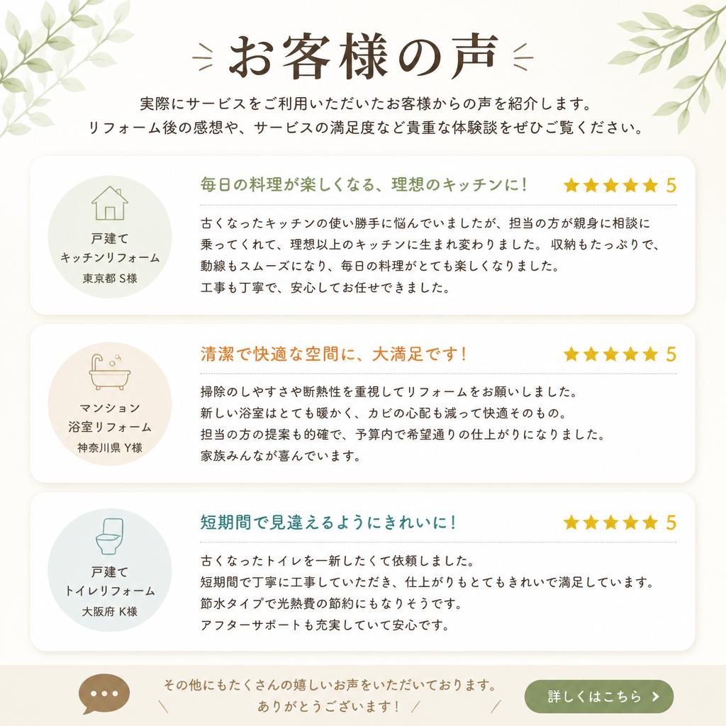 お客様の声