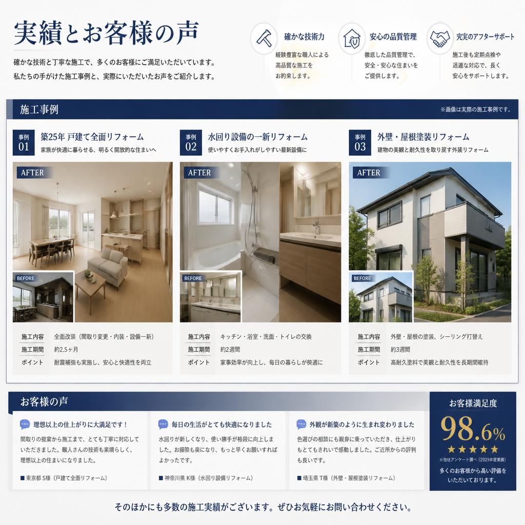 施工事例の紹介